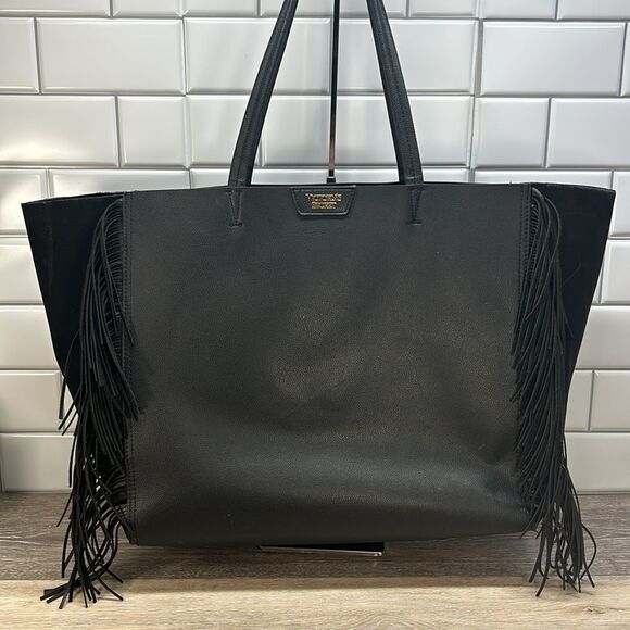 0327 Victoria's Secret black extra large tote - Picture 1 of 6